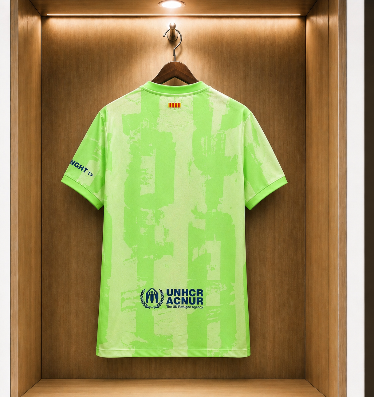 Maillot FC Barcelone Extérieur Vert Fluo – Taille M