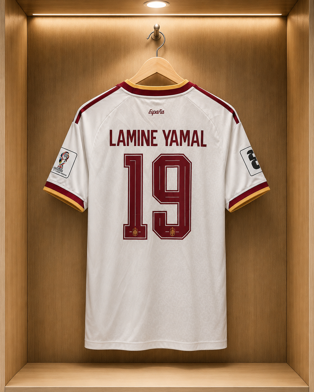 Maillot Espagne 2026 – Lamine Yamal #19 (Taille M) 🇪🇸